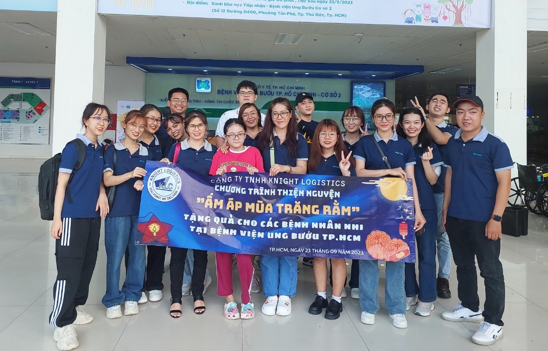 Chương trình thiện nguyện 2023 với chủ đề "Ấm áp mùa trăng rằm" được tổ chức bởi Công ty Knight Logistics