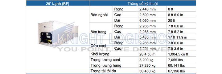 container_20_feet_lanh_knight_logistics