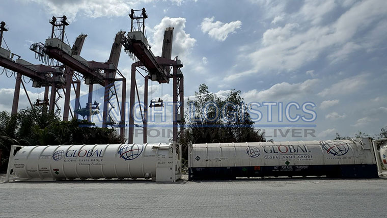 DỊCH VỤ BƠM NITROGEN LIQUID VÀO ISO TANK HELIUM3