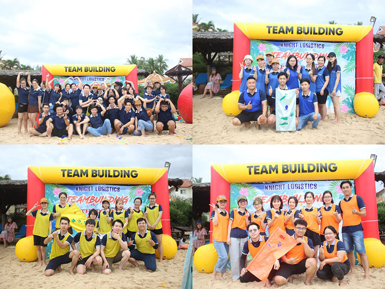 Hình 3. Đội hình "trai xinh - gái đẹp" của Knight Logistics.