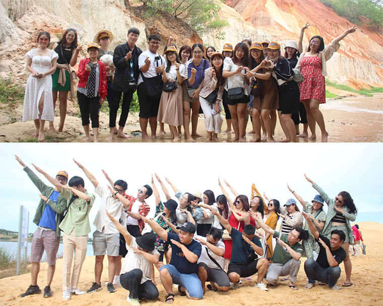 Hình 2. Khám phá Khu du lịch Suối Hồng và Bàu Sen.