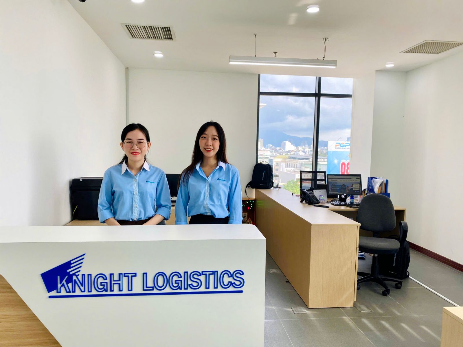 Giao diện mới của Knight Logistics chi nhánh Đà Nẵng 