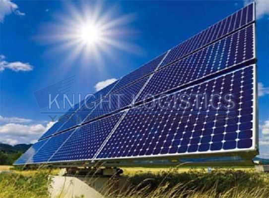 Nhập khẩu pin năng lượng mặt trời - knight logistics