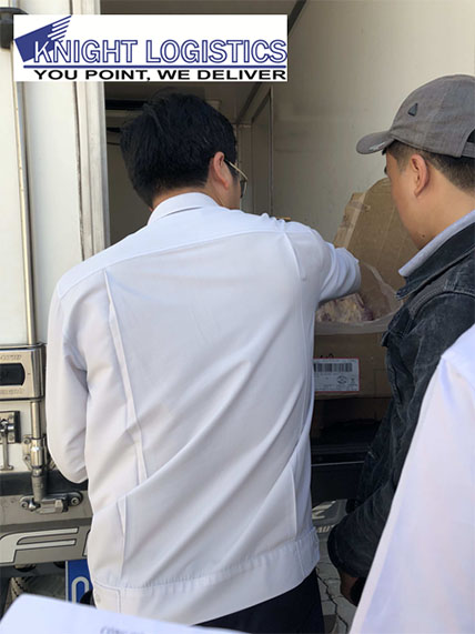 kiểm dịch thịt bò đông lạnh