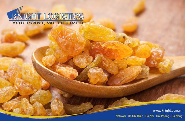 THỦ TỤC NHẬP KHẨU NHO KHÔ