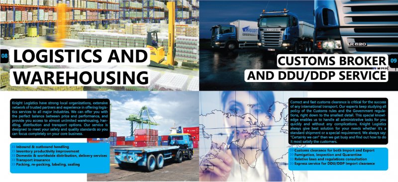 Dịch vụ vận chuyển trọn gói door to door - Knight Logistics