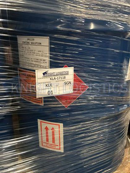 Hàng hóa nguy hiểm được đóng gói chắc chắn - Knight Logistics